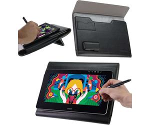 Broonel Leather Folio Case For XENCELABS Pen Tablet Medium Bundle SE