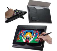 Broonel Leather Graphics Tablet Folio Case For HUION Kamvas 13 Drawing Tablet
