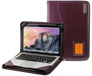 Broonel Purple Leather Case For HP EliteBook 835 G9 13" Touch WUXGA Laptop