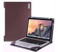 Broonel Purple Leather Laptop Case For Acer TravelMate P4 16" Laptop