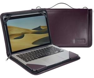 Broonel Purple Messenger Case For Rovendex 2 in 1 Touch Screen 13" Notebook