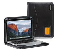 Broonel - Serie Contour - Custodia protettiva in pelle nera resistente - Compatibile con il laptop ASUS Vivobook 15 X1504ZA da 15,6 pollici Full HD