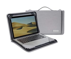 Broonel - Serie Contour - Custodia protettiva in pelle resistente grigia - Compatibile con il laptop Dell XPS 9315 2 in 1 da 13 pollici