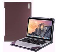 Broonel - Serie Profile - Custodia in pelle viola per laptop - Compatibile con ASUS Zenbook Duo (2024) UX8406 14""""