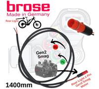 Brose Ebike Bicicletta Motore Collegamento Cavo Luce Fanale LED / Posteriore