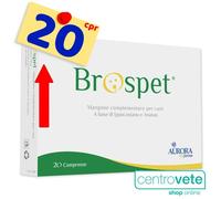 BROSPET 20 Cpr → Drena i liquidi intestinali e riduce l'infiammazione dei CANI