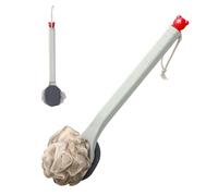 Brosse De Bain À Longue Poignée, Épurateur Arrière Double Face, Pinceau De Douche Doux, Outil De Bain Polyvalent, Fonctionnalité De Ventilation Améliorée, 38 Cm, Pour Hommes Femmes Dormitory Apparteme