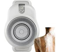Brosse de dos électrique murale, pour massage du dos sous la douche, puissante brosse de douche pour hommes et femmes, installation en 3 secondes, longue autonomie en veille 2600 mAh, idéale pour un