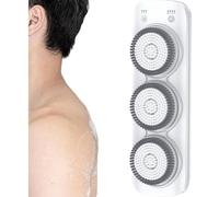 Brosse de douche pour le dos et les pieds, brosse mains libres pour le dos et les pieds, brosse électrique pour le corps et la douche, design avec bouton de changement de vitesse, étanche, pour un n