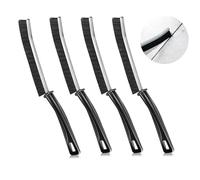 Brosse de Nettoyage des Crevasses,4 PCS Brosse de Nettoyage des Interstices des Espaces Outil de Nettoyage à Poils Durs pour Coins étroits de Maison Cuisine Salle de Bain Fenêtre Rainure