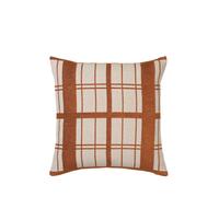 Broste Copenhagen Fodere per cuscini CHEQUER in Marrone 50x50 cm