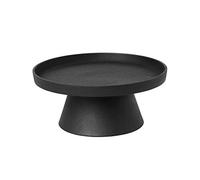 broste Copenhagen Holger 71177620 - Portacandele in alluminio verniciato a polvere, colore: Nero/Opaco, dimensioni: 24 x 11 cm