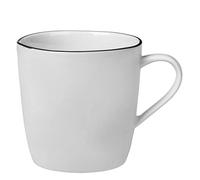 broste Copenhagen Salt - Tazza da tè e caffè in porcellana smaltata, 250 ml, colore: Bianco