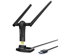 BrosTrend 1200Mbps Chiavetta WiFi per PC Fisso a Lunga Portata, 5GHz/2.4GHz