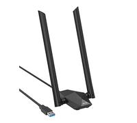 BrosTrend AX1800 WiFi 6 Chiavetta WiFi Linux Lunga Portata, 2X Antenne 5dBi