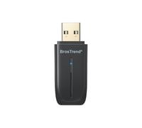 BrosTrend AX900 WiFi 6 USB Ricevitore . Dual Band | Chiavetta WiFi per PC Fisso, Mini Bluetooth USB Adattatore Wi-Fi 5GHz 600Mbps + 2.4GHz 286Mbps Supporta Windows 11/10, WPA3
