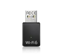 BrosTrend Mini AX900 WiFi 6 Chiavetta WiFi per PC Fisso per Windows 11/10/7 | 900Mbps Chiavetta Internet Adattatore WiFi USB Dual-Band 5GHz 600Mbps + 2.4GHz 286Mbps, USB 2.0 Ricevitore WiFi, OFDMA, WPA2