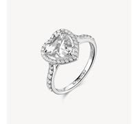 Brosway anello CUORE Fancy - Infinite White in argento e zirconi -FIW166B