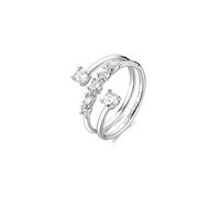 Brosway Anello da Donna Collezione Fancy della Linea Infinite White. Anello in Argento 925 rodiato, e zirconi Bianchi Misura 12 Trendy cod. FIW154B