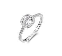 Brosway Anello da donna collezione Fancy della linea Infinite White. Anello in argento 925 rodiato, e zirconi bianchi misura 14 trendy cod. FIW162C