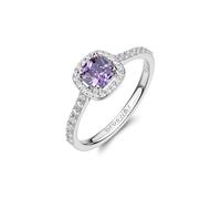 Brosway Anello da donna collezione Fancy della linea Magic Purple. Anello in argento 925 rodiato, e zirconi viola misura 12 trendy cod. FMP126B