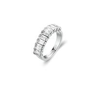 BrosWay Anello Donna Collezione Desideri BEIA001B in Acciaio con Cubic Zirconia