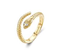 Brosway Anello Donna in Acciaio e Cristalli con Simbolo Serpente | Collezione Chakra - BHKR006F