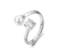 Brosway Anello Donna in Acciaio e Perle/cubic Zirconia | Collezione Affinity - BFF190B