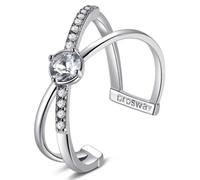 Brosway Anello Donna in Ottone e Cristalli - Collezione Affinity - BFF127c Taglia regolabile 16-20