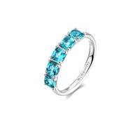 Brosway Anello in Argento da Donna con Pietre Azzurre, Modello FAG23C