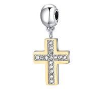 Brosway Beads Donna in Acciaio e Cristalli con Simbolo Croce | Collezione Tres Jolie - BTJM131