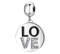 Charm Donna BROSWAY TRES JOLIE MINI BTJM116 in Acciaio LOVE Bicolore