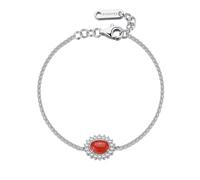 Brosway Bracciale da Donna Collezione Fancy della Linea Passion Ruby. Bracciale in Argento 925/1000 rodiato con Agata Rossa e Cubic Zirconia. La referenza è: FPR138