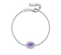 Brosway Bracciale da Donna Collezione Fancy della Linea Magic Purple. Bracciale in Argento 925/1000 rodiato con Ametista e Cubic Zirconia. La referenza è: FMP128