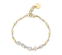 Bracciale dorato Affinity con zirconi Donna Brosway