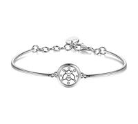 Brosway Bracciale Donna, Bracciale Rigido in Acciaio e Cristalli | Collezione Chakra - BHK419