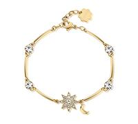 Brosway Bracciale Donna, Bracciale Rigido in Acciaio e Cristalli con Simbolo Stella | Collezione Chakra - BHKB124
