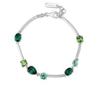 Brosway Bracciale Donna, Bracciale Rigido in Argento e Life Green | Collezione Fancy - FLG151