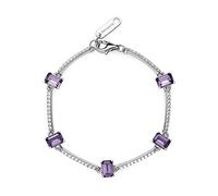 Brosway Bracciale in argento con zirconi cubici Fancy Magic Purple FMP06