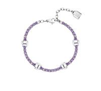 Brosway Bracciale Donna, Bracciale Tennis in Acciaio | Collezione Desideri - BEI077