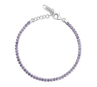 Brosway Bracciale Donna, Bracciale Tennis in Argento e Magic Purple | Collezione Fancy - FMP107