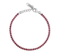 Brosway Bracciale Donna, Bracciale Tennis in Argento e Passion Ruby | Collezione Fancy - FPR107