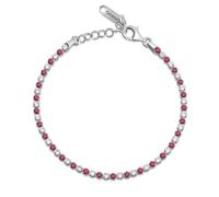 Brosway Bracciale Donna, Bracciale Tennis in Argento e Passion Ruby | Collezione Fancy - FPR130