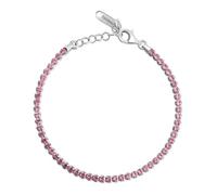 Brosway Bracciale Donna, Bracciale Tennis in Argento e Tender Pink | Collezione Fancy - FTP21