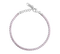 Brosway Bracciale Donna, Bracciale Tennis in Argento e Vibrant Pink | Collezione Fancy - FVP108
