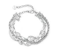 Brosway Bracciale Donna in Acciaio | Bracciale con Cristalli | Collezione Symphonia - BYM210