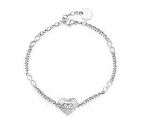 Brosway Bracciale Semirigido Donna In Acciaio Con Simbolo Cuore, Bracciale Donna Collezione Chakra - BHKB022