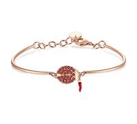 Brosway Bracciale Donna, Bracciale Rigido in Acciaio e Cristalli con Simbolo Coccinella | Collezione Chakra - BHK359
