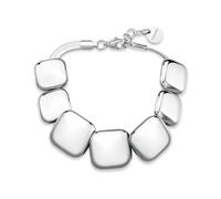 Brosway Bracciale da donna collezione Muse. Bracciale in acciaio 316L con charm quadrati di colore argento. La chiusura è a moschettone. Misure: 190 mm. La referenza è BUE11