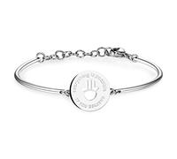 Brosway Bracciale Semirigido Donna In Acciaio Con Simbolo Mano Di Fatima, Bracciale Donna Collezione Chakra - BHK44